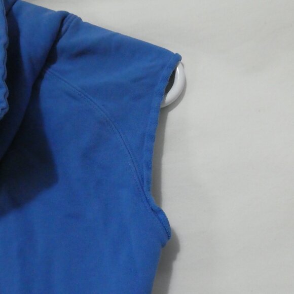 H&M - Young | 11-12 years | Blue Sleeveless Graphic Hoodie - Picture 13 of 15